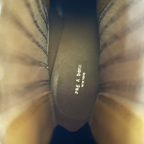 Rag & Bone Size 35/4.5 Brown Gray Grey Ankle Boot Pull On Rover Chelsea Boot - Picture 7 of 10